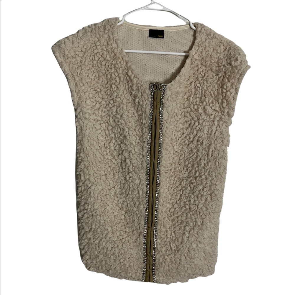 FENDI VEST ZIP UP SIZE 44